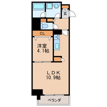 間取図 プレサンス広小路通 葵