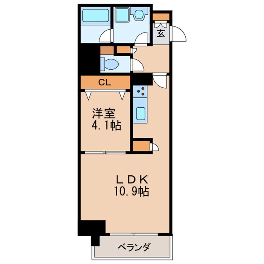 間取図 プレサンス広小路通 葵