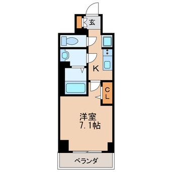 間取図 プレサンス広小路通 葵