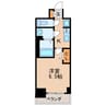 プレサンス広小路通 葵 1Kの間取り