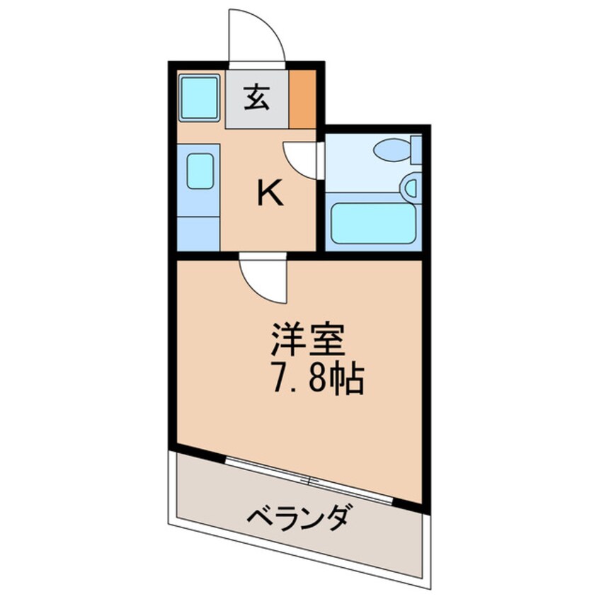 間取図 チサトハイツ