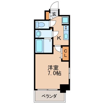 間取図 エステムコート名古屋新栄アクシス