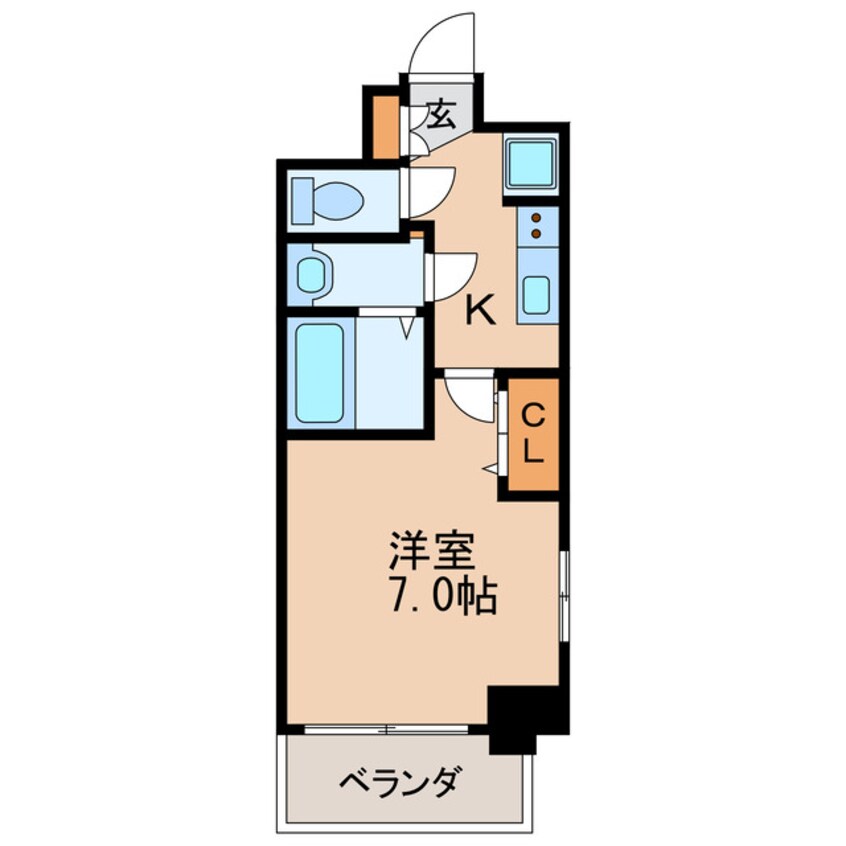 間取図 エステムコート名古屋新栄アクシス