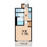 エステムコート名古屋新栄アクシス 1Kの間取り