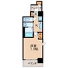 エステムコート名古屋新栄Ⅱアリーナ 1Kの間取り
