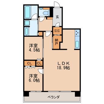 間取図 ジュネス清水