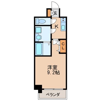 間取図 プレサンス栄フェル