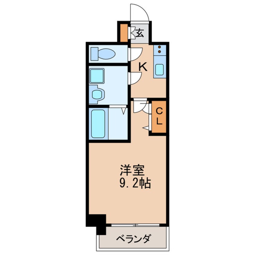 間取図 プレサンス栄フェル