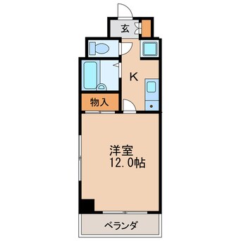 間取図 メイセイハイツⅡ