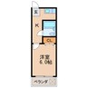 新栄マンションさくら 1Kの間取り