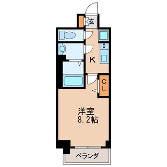 間取図 名古屋市営地下鉄桜通線/丸の内駅 徒歩2分 12階 築5年