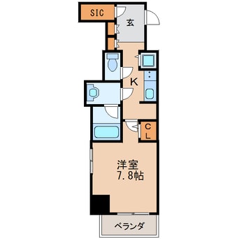 間取図 名古屋市営地下鉄桜通線/丸の内駅 徒歩1分 4階 築6年