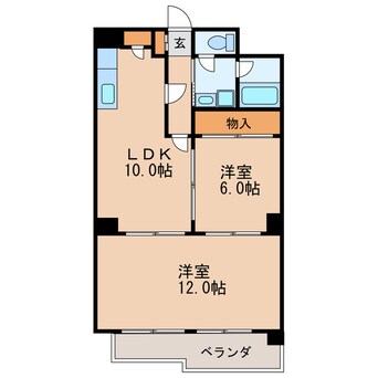 間取図 OS プリンスハイツ白壁北