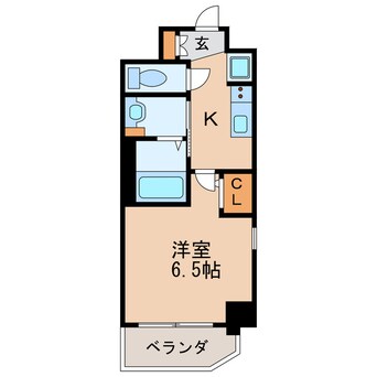 間取図 エステムコート名古屋新栄Ⅲグローリィ