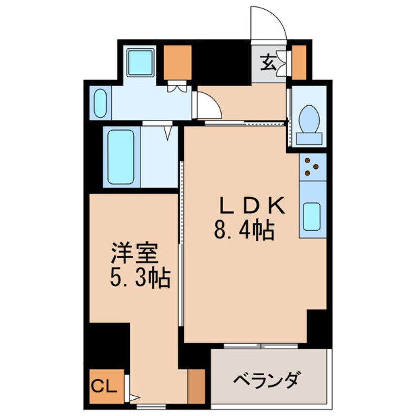 間取図 名古屋市営地下鉄桜通線/高岳駅 徒歩9分 7階 築5年