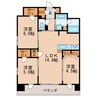 プレサンスロジェ栄 3LDKの間取り