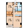 名古屋市営地下鉄桜通線/丸の内駅 徒歩5分 13階 築5年 2LDKの間取り