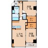 名古屋市営地下鉄桜通線/丸の内駅 徒歩5分 6階 築5年 2LDKの間取り