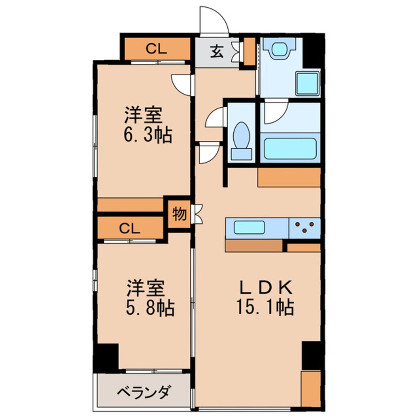 間取図 AREX丸の内Ⅱ