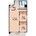 千早グリーンハイツの間取図