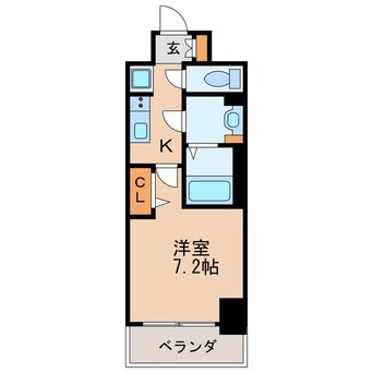 間取図 プレサンス新栄リベラ