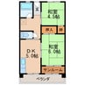名古屋市営地下鉄名城線/名城公園駅 徒歩7分 3階 築54年 2DKの間取り