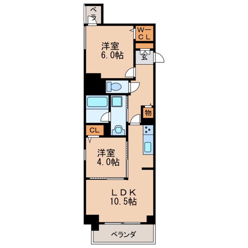 間取図 プレサンスＴＨＥ久屋大通レジェンド