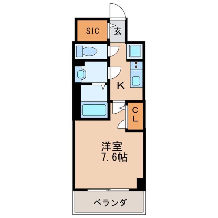 間取図 プレサンスＴＨＥ久屋大通レジェンド