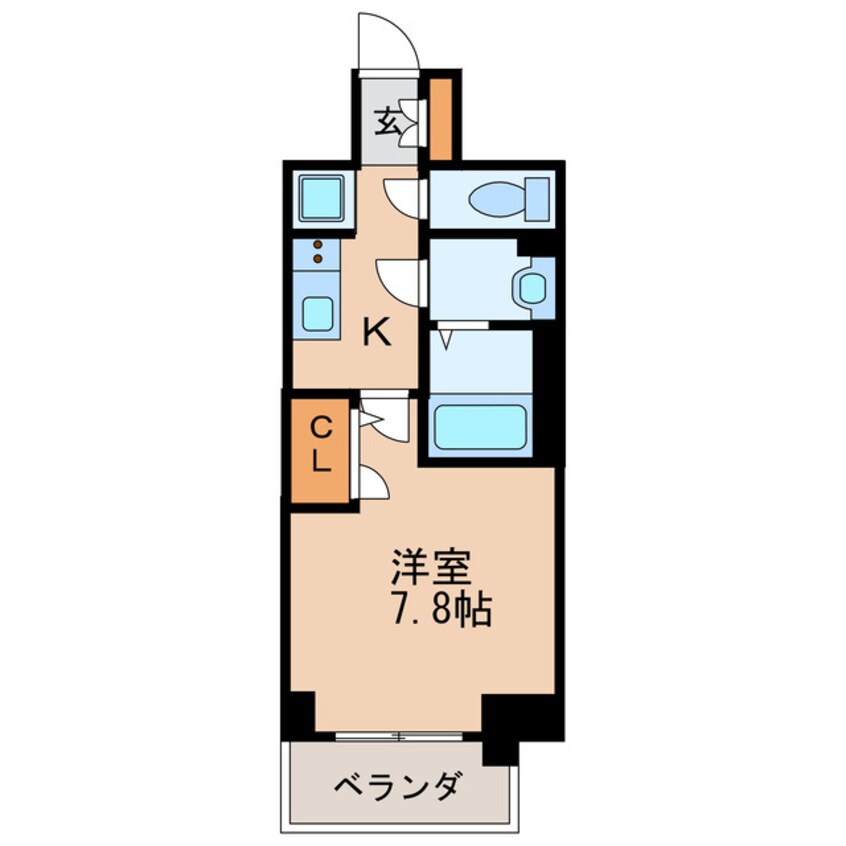 間取図 プレサンスＴＨＥ久屋大通レジェンド