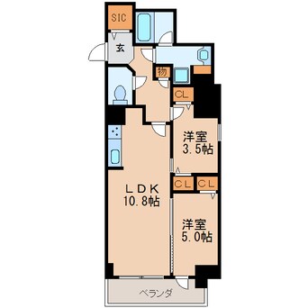 間取図 プレサンスＴＨＥ久屋大通レジェンド