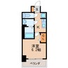 名古屋市営地下鉄名城線/矢場町駅 徒歩4分 5階 築5年 1Kの間取り