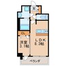 名古屋市営地下鉄名城線/矢場町駅 徒歩4分 13階 築5年 1LDKの間取り