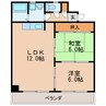 名古屋市営地下鉄東山線/新栄町駅 徒歩6分 3階 築37年 2LDKの間取り