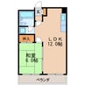 名古屋市営地下鉄名城線/矢場町駅 徒歩8分 6階 築42年 1LDKの間取り