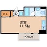 名鉄瀬戸線/清水駅 徒歩6分 2階 築4年 1Rの間取り