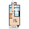 メイクス矢場町 1Kの間取り