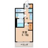 名古屋市営地下鉄名城線/矢場町駅 徒歩10分 12階 築4年 1Kの間取り