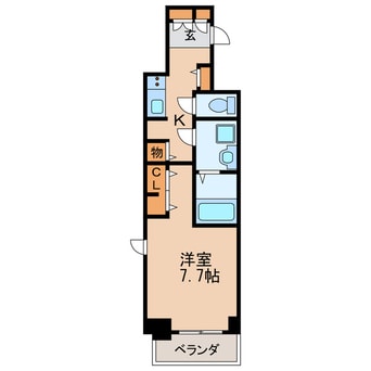 間取図 名古屋市営地下鉄桜通線/車道駅 徒歩1分 12階 築4年