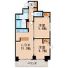 S-RESIDENCE葵Ⅱ 2LDKの間取り