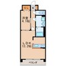 Primal千種luno 1LDKの間取り