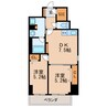名古屋市営地下鉄東山線/新栄町駅 徒歩8分 12階 築4年 2DKの間取り