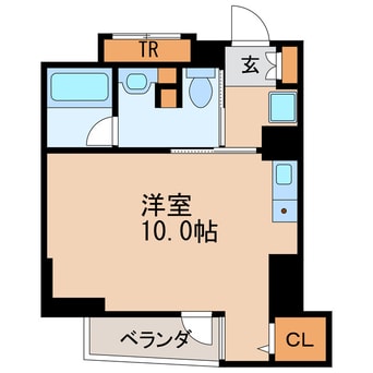 間取図 名古屋市営地下鉄東山線/新栄町駅 徒歩8分 4階 築4年