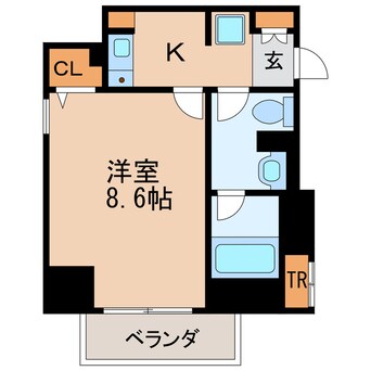 間取図 パークアクシス新栄