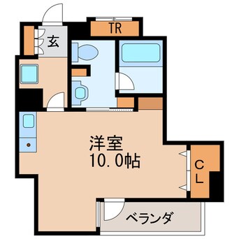 間取図 パークアクシス新栄