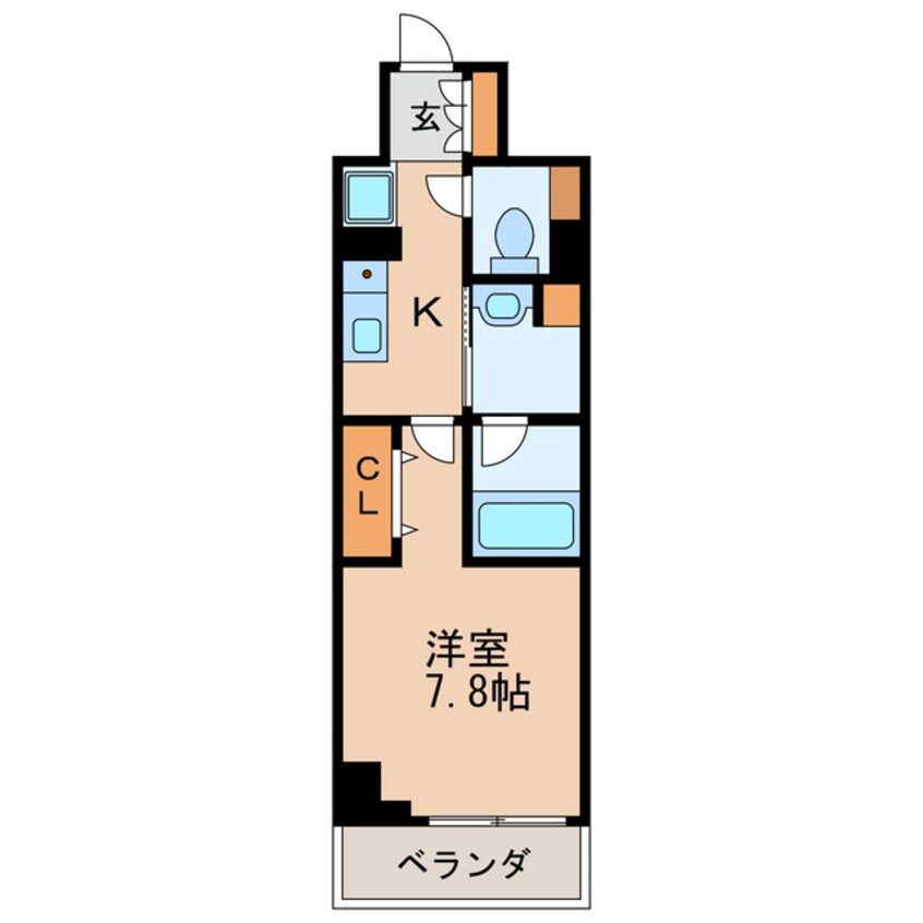 間取図 パークアクシス新栄