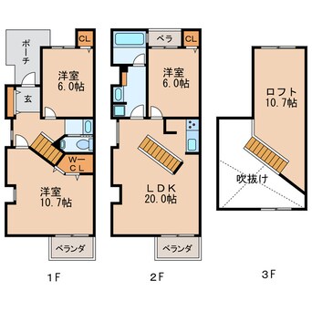 間取図 アルバーニ徳川