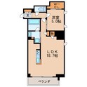 プラウド久屋大通の間取図