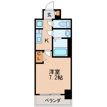 間取図 アドバンス名古屋モクシー