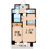 アドバンス名古屋モクシー 1LDKの間取り