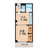 名古屋市営地下鉄東山線/栄駅 徒歩5分 4階 築41年 1DKの間取り